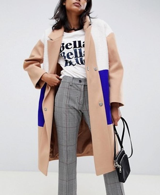 Color Block Coat