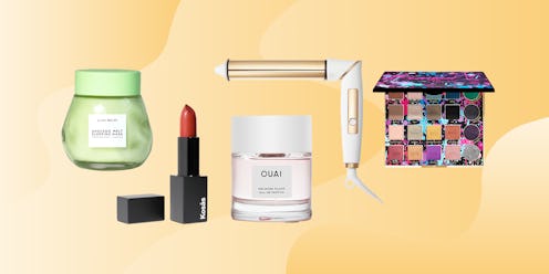 Beauty Products that are perfect for a holiday wishlist, skin cream, lipstick, and a makeup pallet
