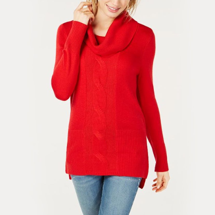 INC International Concepts I.N.C. Cable Tunic, Created for Macy's