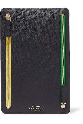 Panama Textured-Leather Wallet