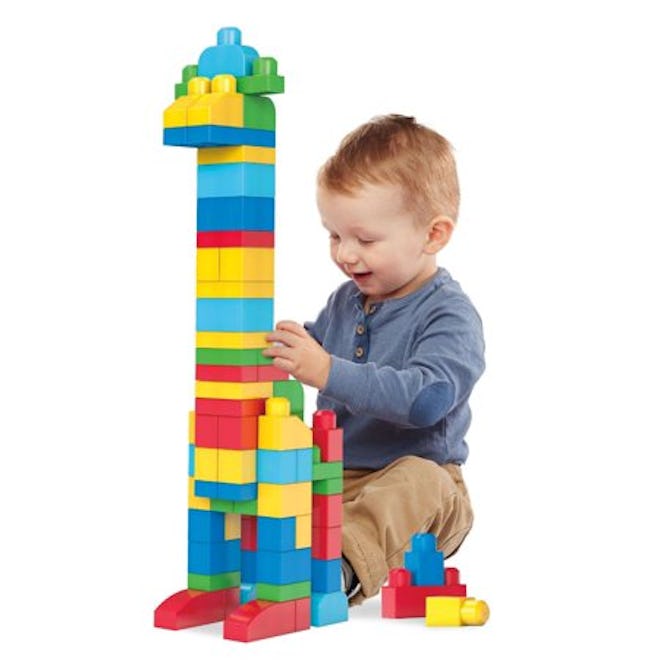 Mega Bloks First Builders Big Building Bag 80-Piece Classic Building Set