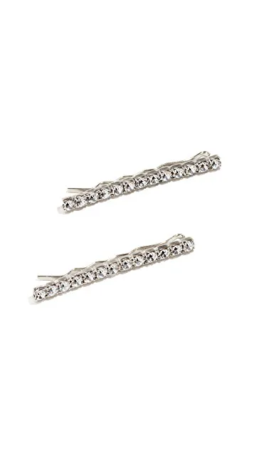 scünci Rhinestone and Pearl Embellished Metal Bobby Pins - All Hair - 20pcs scünci Rhinestone and Pearl Embellished Metal Bobby Pins - All Hair - 20pcs