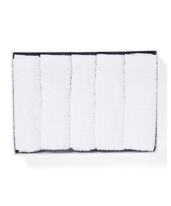 Votary Pack of Five Cotton Face Cloths