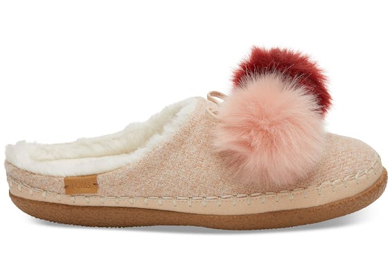 Rose Cloud Pom Pom Women's Ivy Slippers