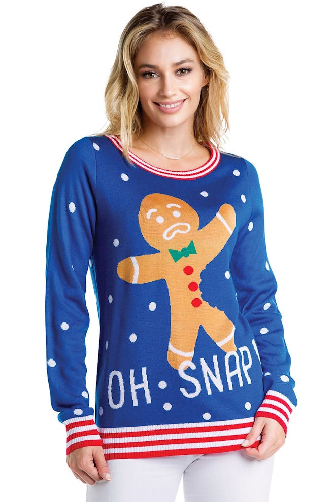 Women's Oh Snap Ugly Christmas Sweater