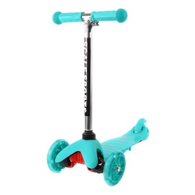 Adjustable Kids Push Kick Scooter with Light Up Wheels