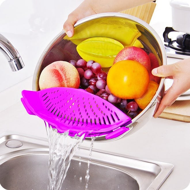 Clip-On Silicone Strainer