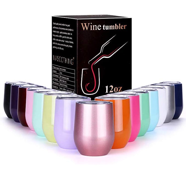 MASCOTKING 12 oz Wine Tumbler