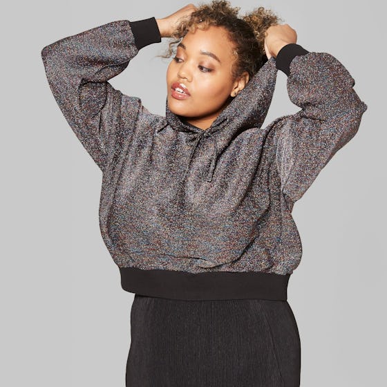 Wild Fable Plus-Size Cropped Dolman Hoodie