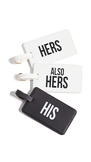 His And Hers Luggage Tags 