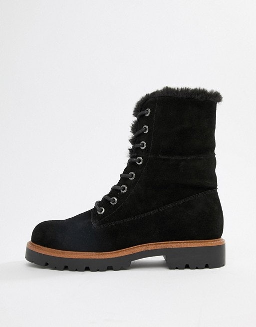 uo boxer shearling hiker boot