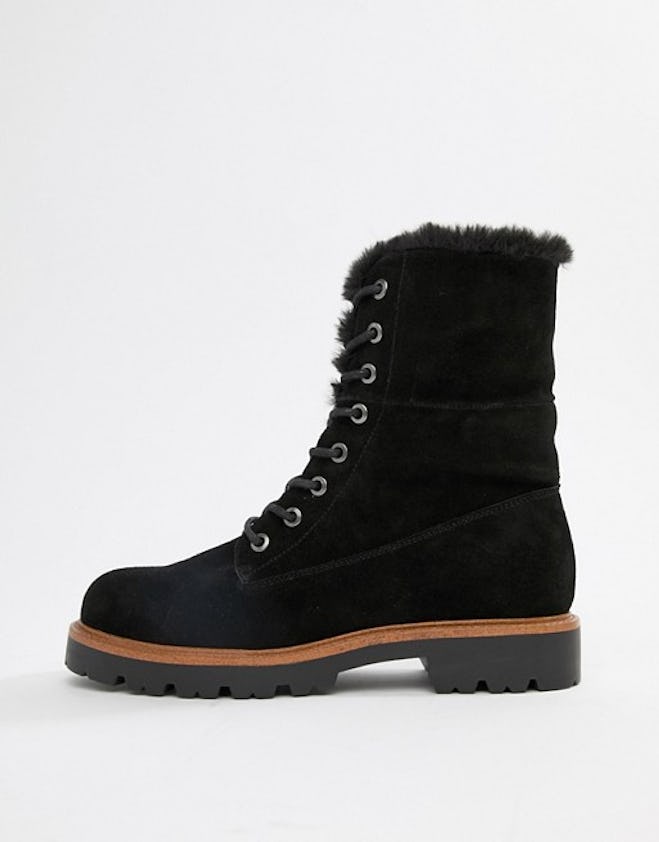 Apex Suede Hiker Lace Up Boots