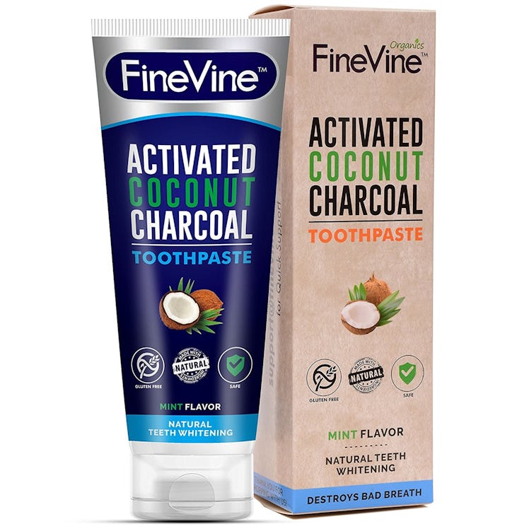 FineVine Activated Coconut Charcoal Toothpaste