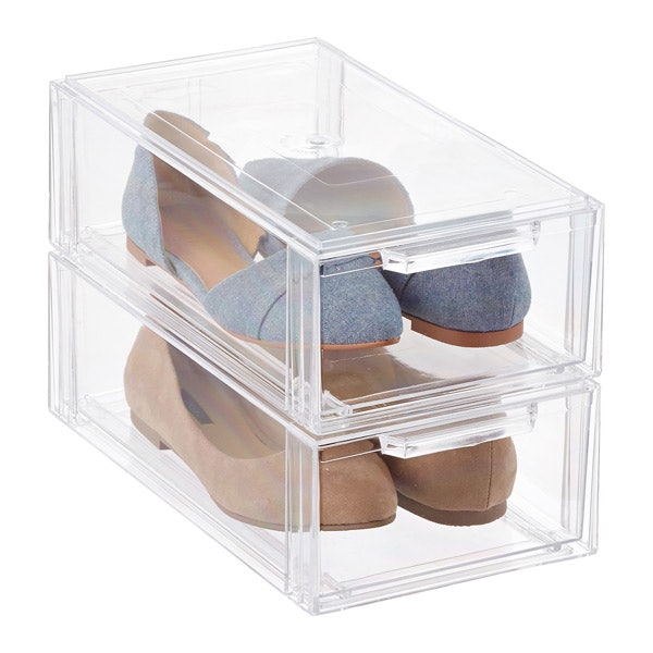container store tall shoe box