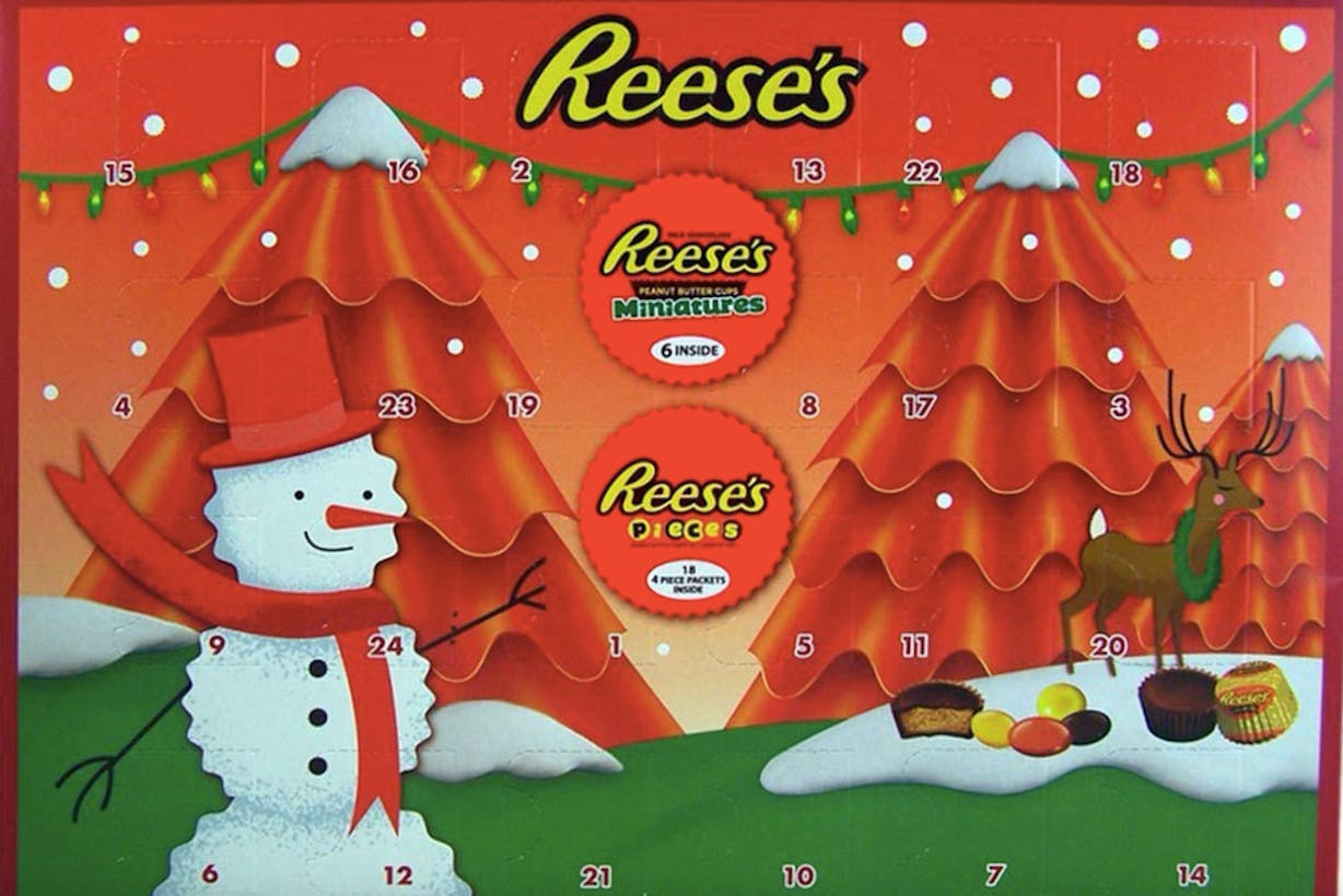 Reese's Advent Calendars Are Selling On Amazon & They're Pure '90s Kid