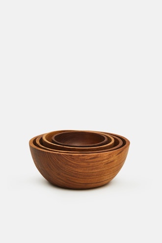 Teak Nesting Bowls - Set of 4