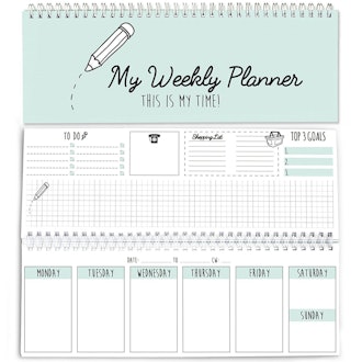 Cupcakes & Kisses Weekly Desk Calendar and Planner