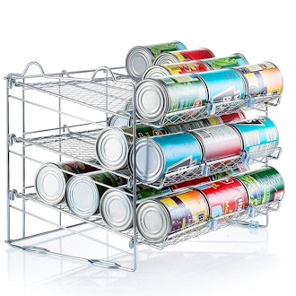 Chrome Stackable Can Organizer