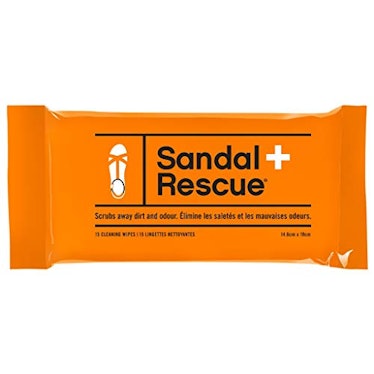 BootRescue SandalRescue All-Natural Cleaner Wipes (Pack Of 15)