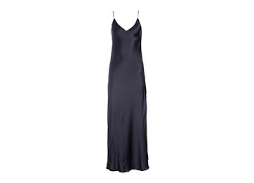 Almost Black Slip Dress