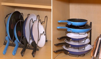Simple Houseware Pan and Pot Lid Organizer Rack Holder
