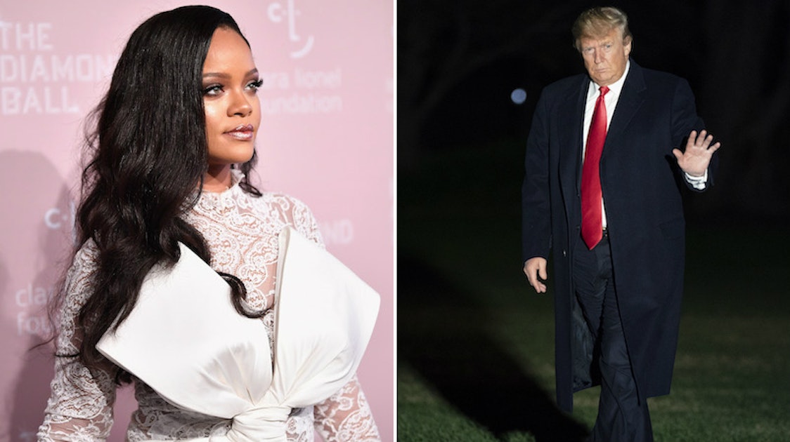 Rihanna Served Trump A Cease And Desist Letter For Playing Her Music Taking The Feud Up A Level