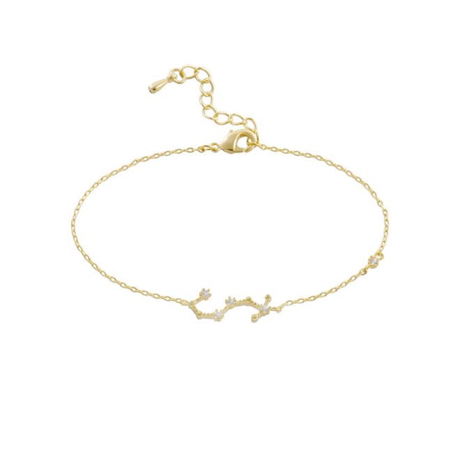 Scorpio Zodiac Gold Bracelet 