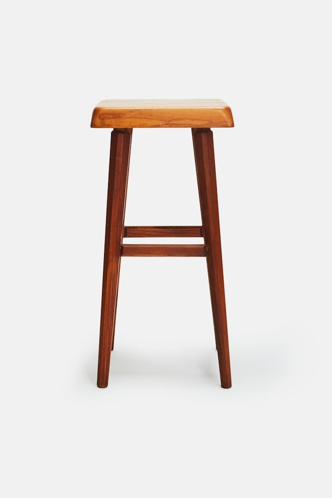 ASH Pierre Chapo Barstool in Solid Elm