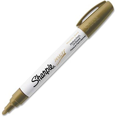 Sharpie Oil-Based Paint Marker, Medium Point, Metallic Gold