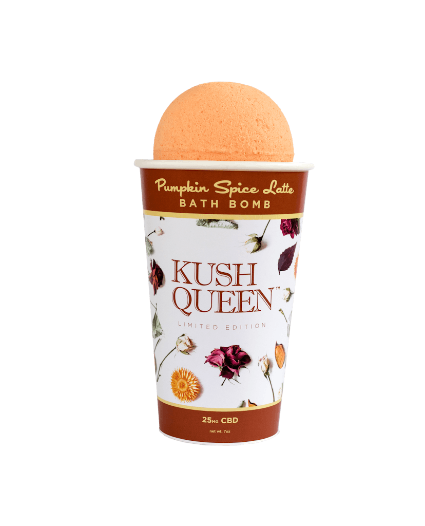 Kush Queen Pumpkin Spice CBD Bath Bombs