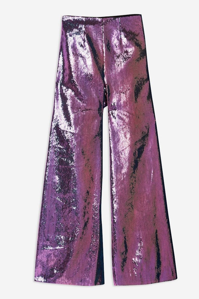 Hologram Sequin Trousers by Topshop x Halpern