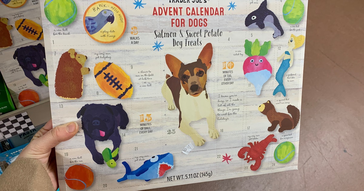 Trader Joe's Advent Calendars For Dogs Just Hit Stores — Here's What