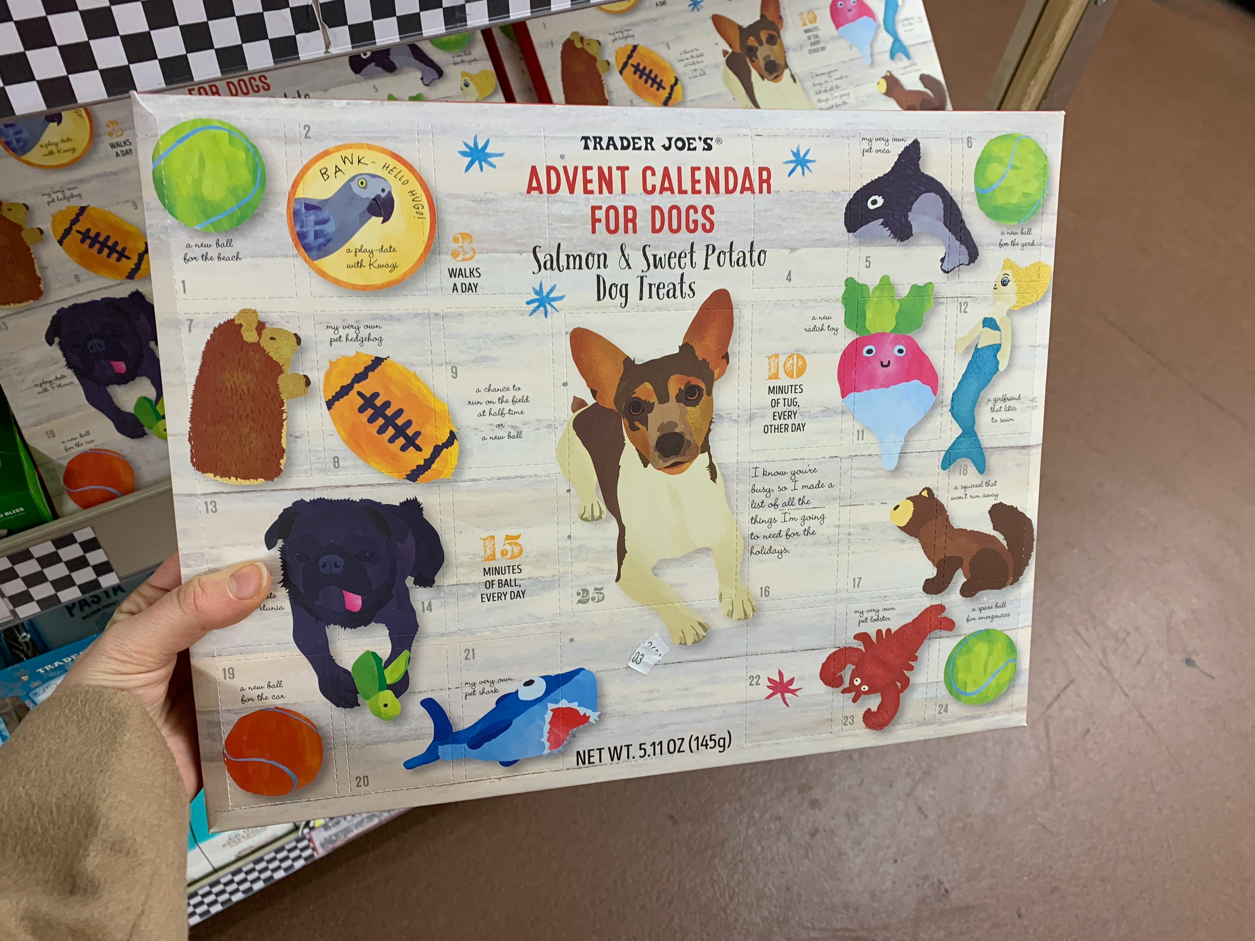 Trader Joe'S Dog Advent Calendar 2024 - Didi Petunia