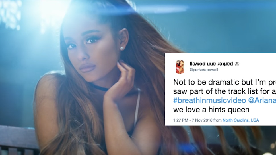 Ariana Grandes New Album Tracklist May Be Hidden In The