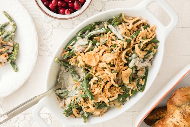 Make this green bean casserole recipe in your Instant Pot for Friendsgiving 2019. 