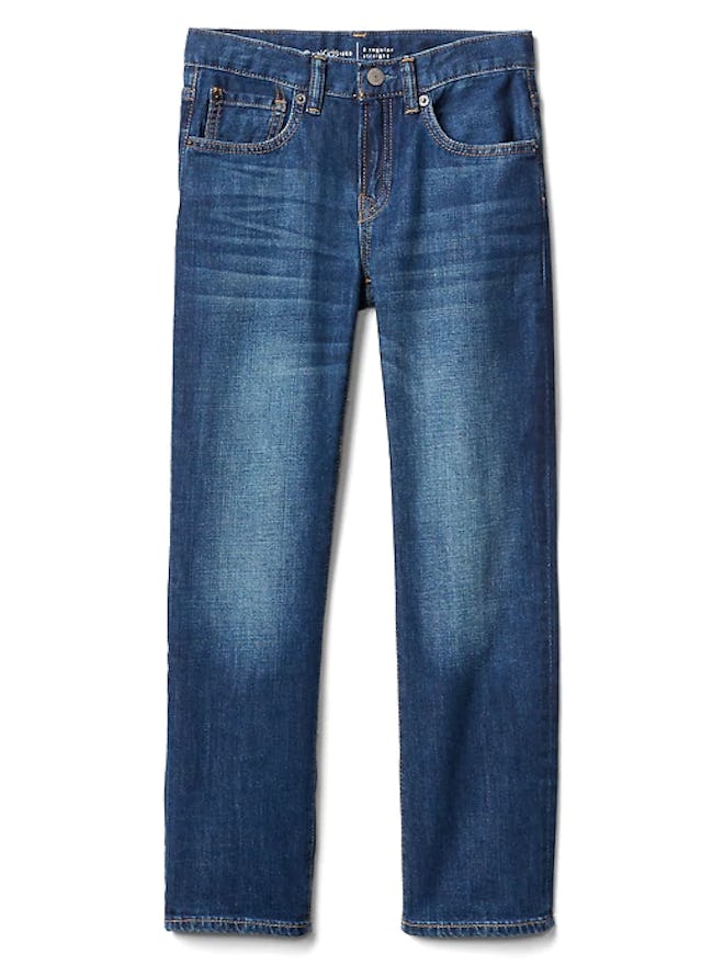Boy's Straight Jeans with Stretch