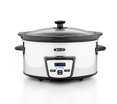 Bella Programmable Polished Stainless Steel Slow Cooker