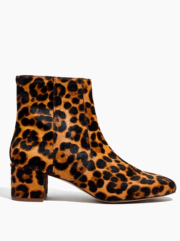 Gigi Hadid Wearing Leopard Booties