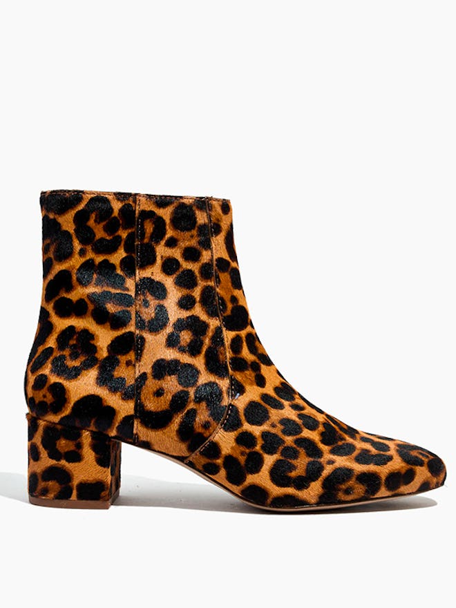 The Jada Boot In Leopard Calf Hair