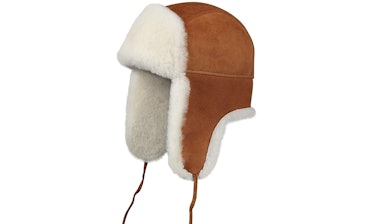 Zavelio Leather Aviator Hat