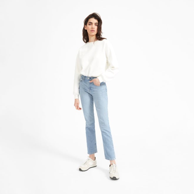 The Cheeky Straight Jean in Sky Blue