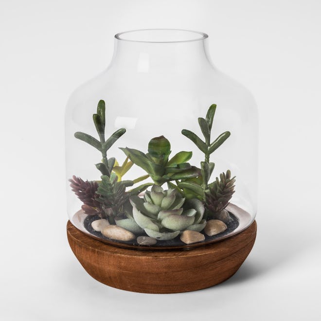 Faux Succulent Garden in Vase - Threshold™