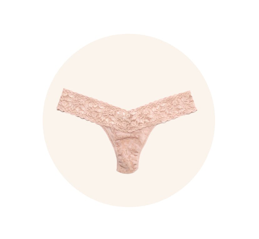 Rolled Signature Lace Original Rise Thong