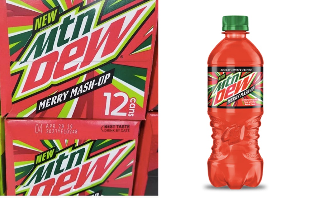 What Does Mountain Dew Merry Mash Up Taste Like The Flavor Is Festive As Heck