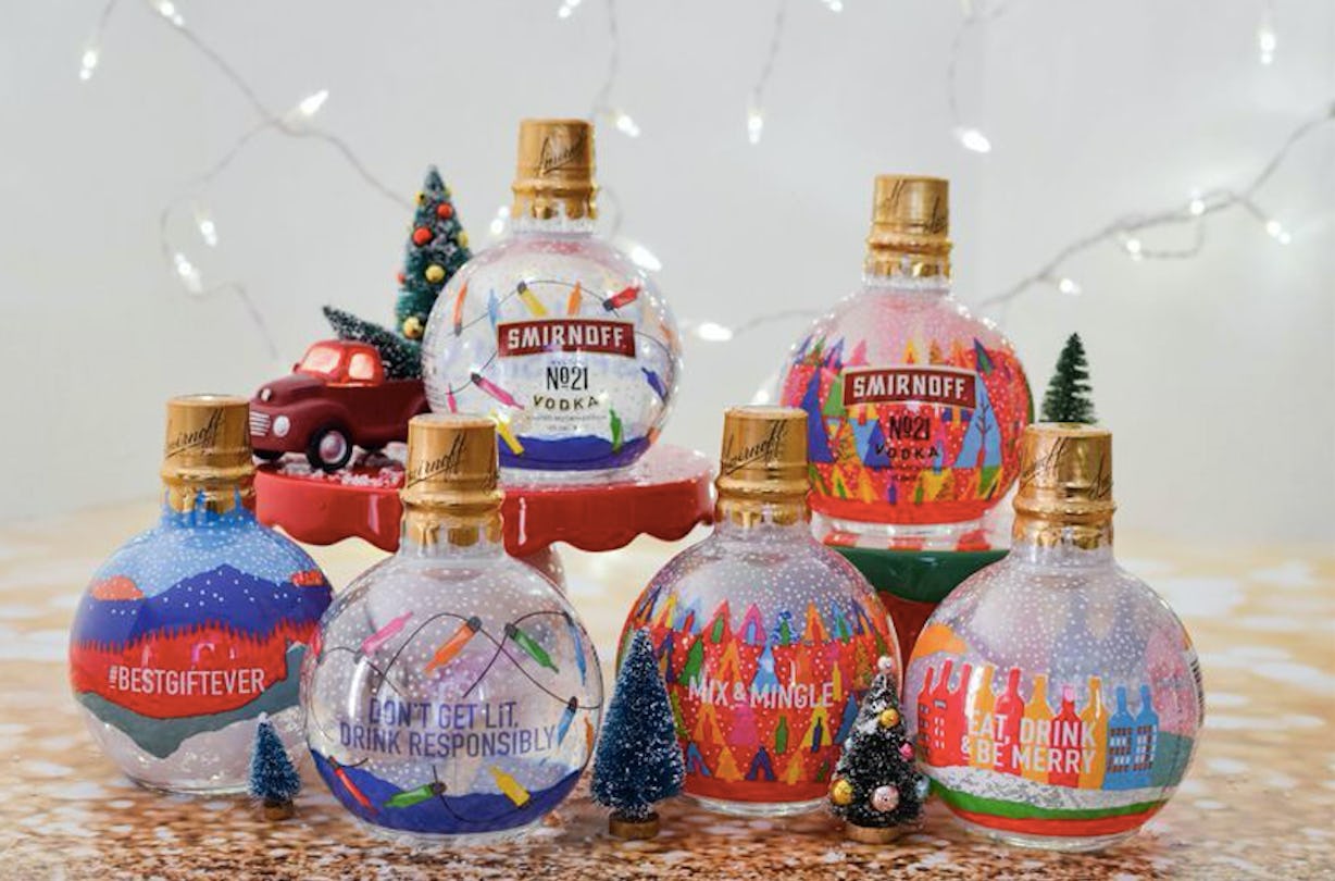 Tree trump topper xmas christmas libs triggers junior flags angel star Smirnoff Has Vodka-Filled Ornaments You Can Hang On Your Christmas Tree