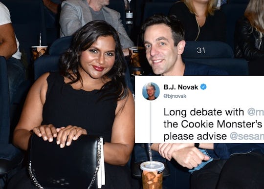 Mindy Kaling B J Novak S Twitter Exchange About Cookie Monster Is Exactly What You Need To Read Today