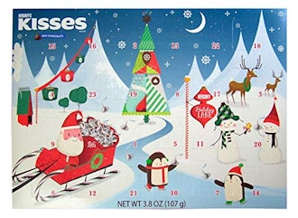 2018 Hershey's Kisses Milk Chocolate Christmas Advent Countdown Calendar With Candy
