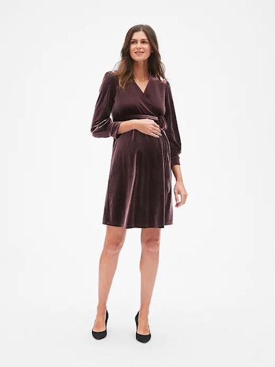 Velvet Tie-Waist Dress 