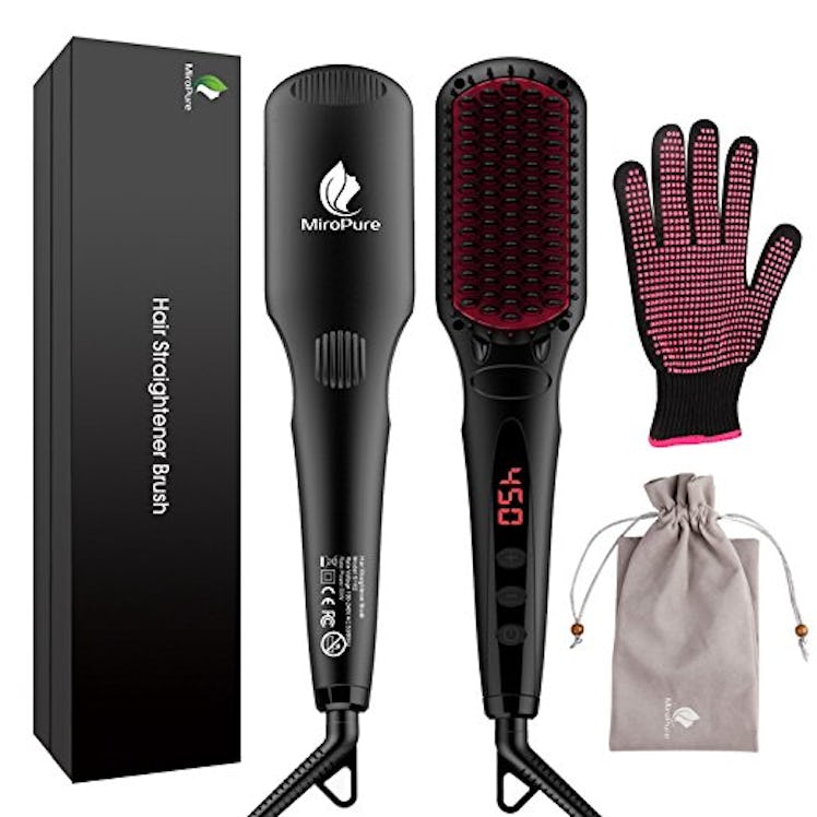 MiroPure Two-In-One Hair Straightener Brush