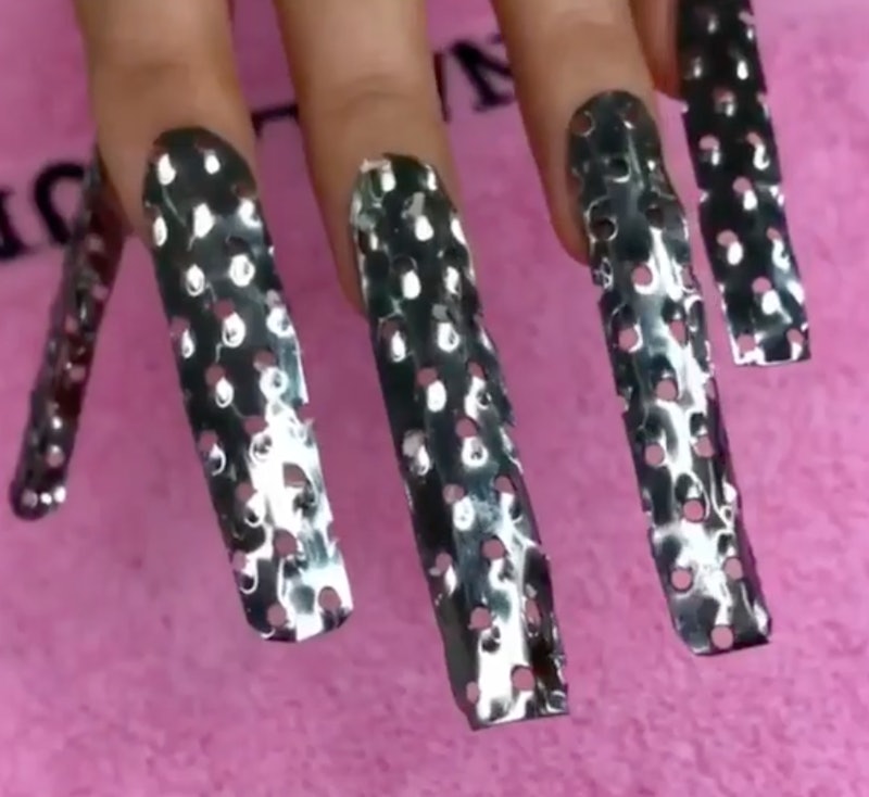 Cheese Grater Nail Art Exists & OMG It's So Weird